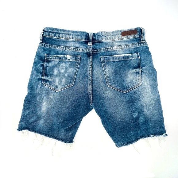 Blank NYC Jean Shorts “Jeepin” Denim Size 26 = 4 nyc Cutoffs Cut Offs New - Picture 2 of 6